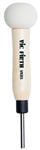 Vic Firth VicKick VKB5 Wood Shaft Bass Drum Beater Front View